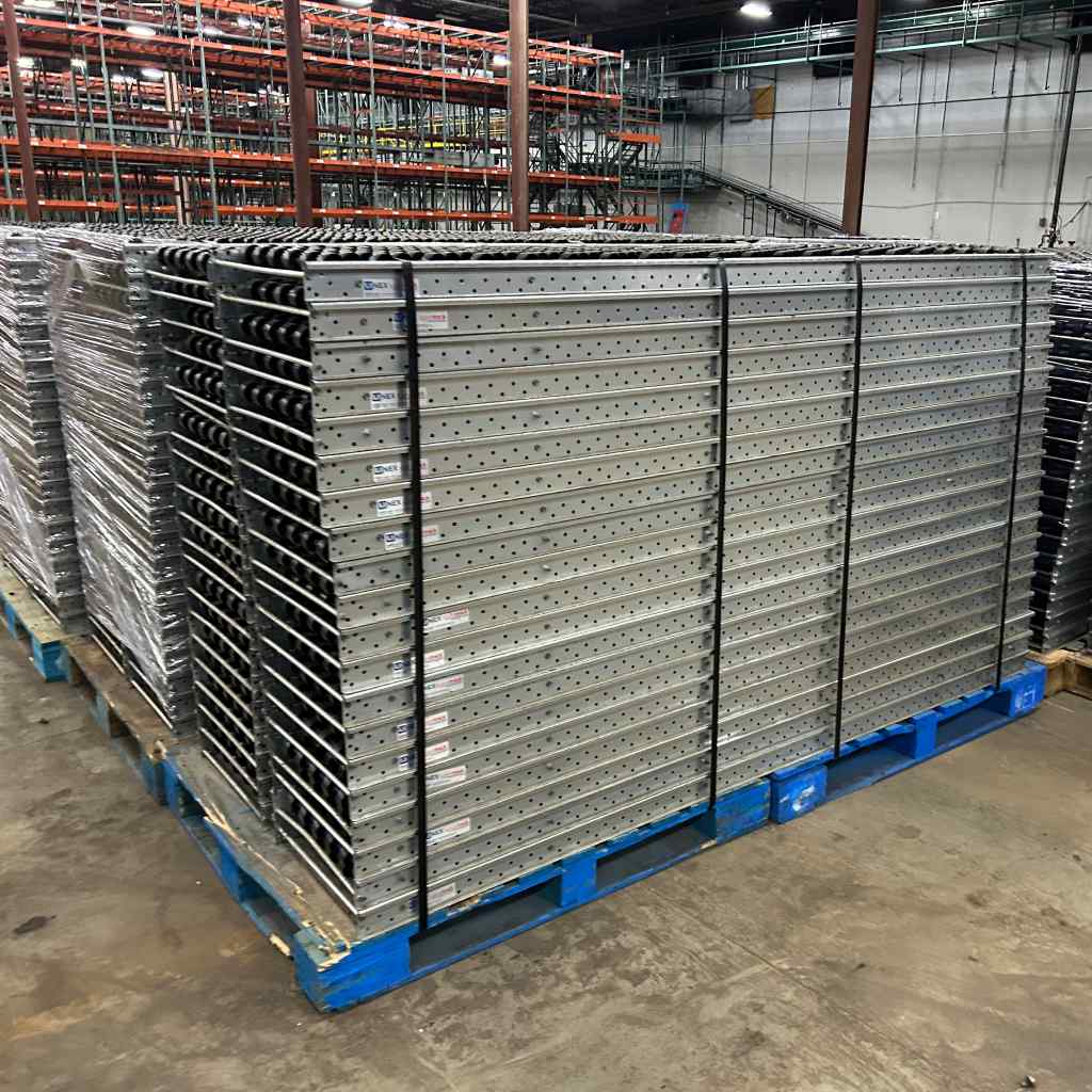 Used Carton Flow Rack 9' wide x 8' deep - Shelving Specialist