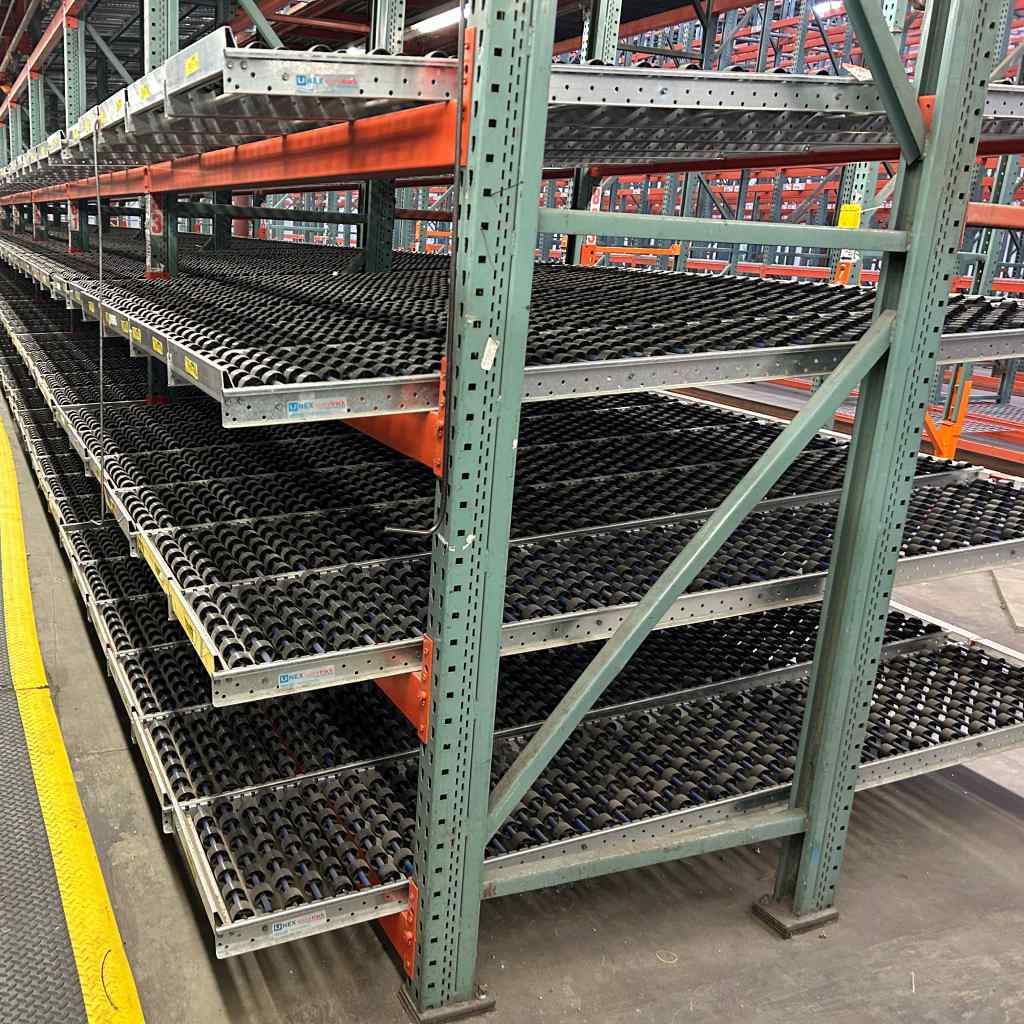 used carton flow racking 2