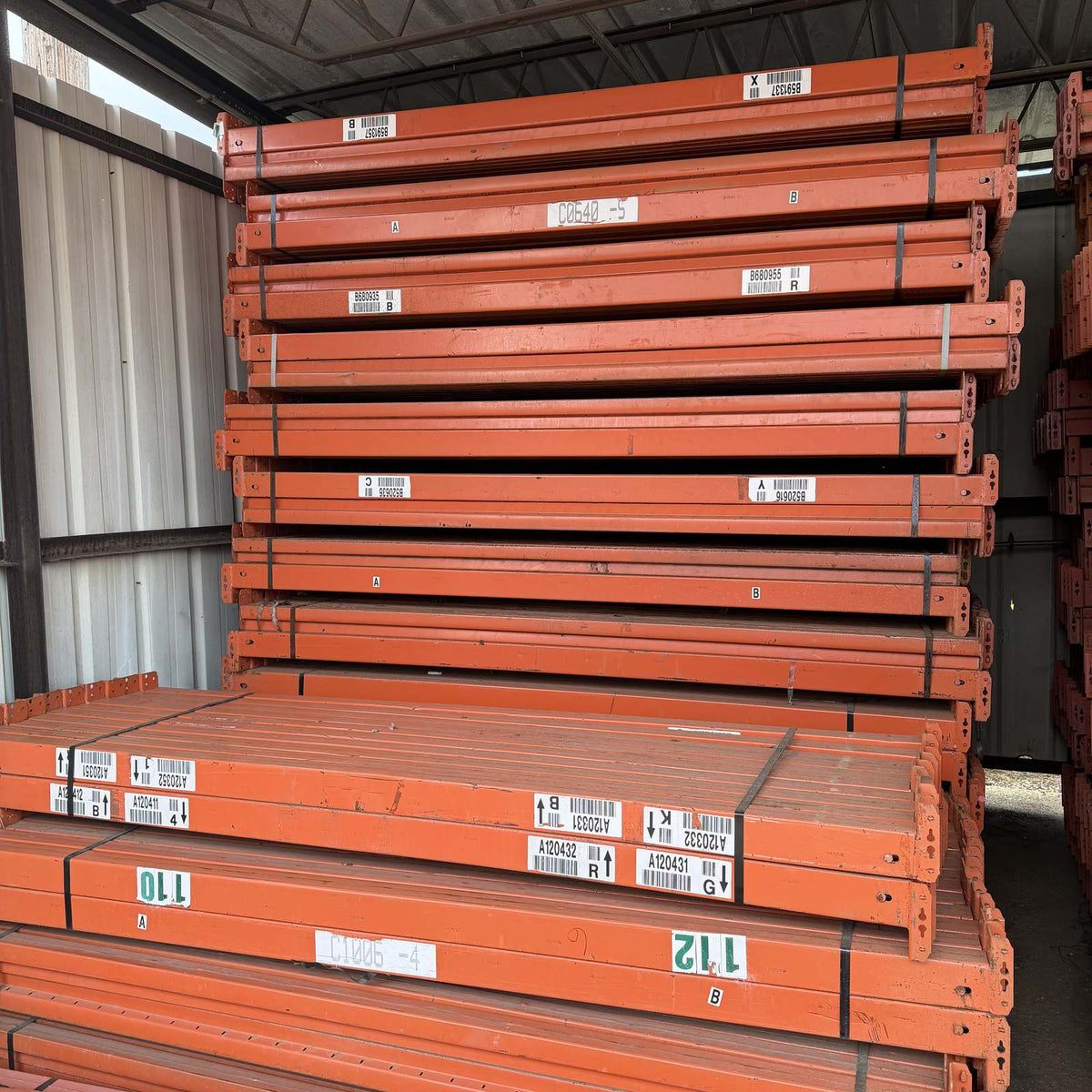 Used Teardrop Beams 100" x 3.5" - Orange