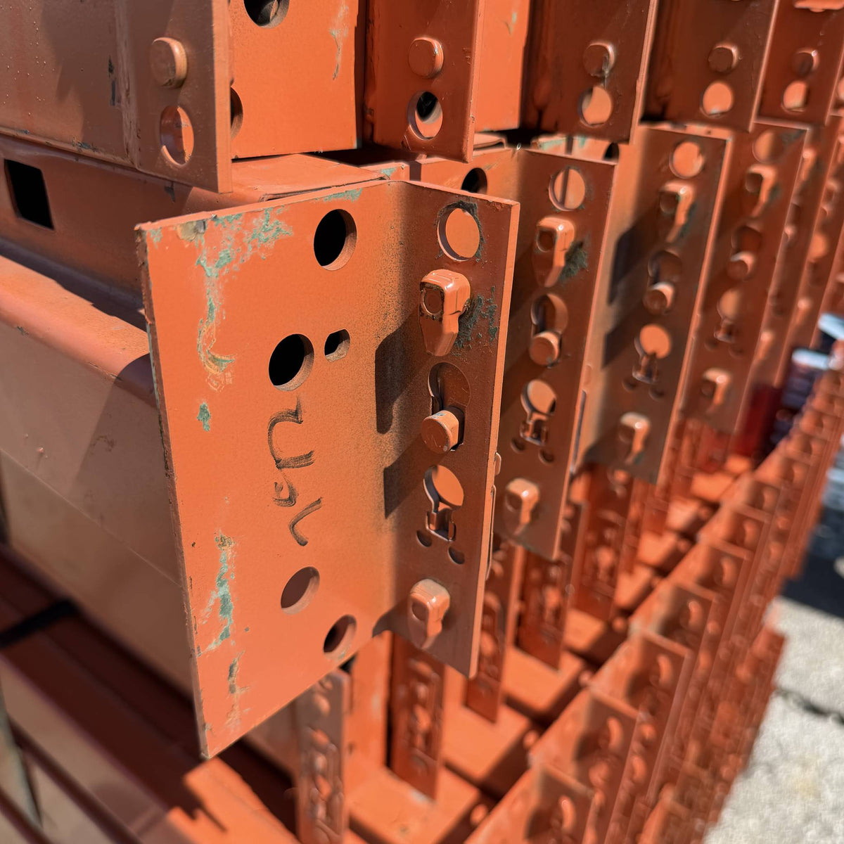 Used Teardrop Beams 120" x 4" - Orange