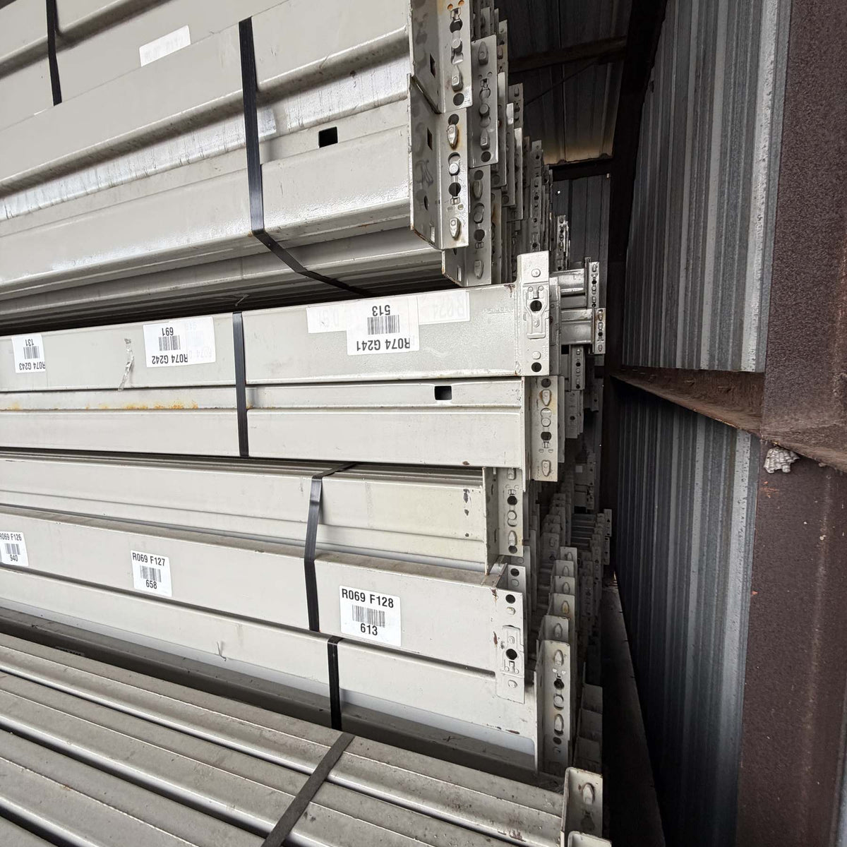 Used Teardrop Beams 132" x 4.75" - Gray