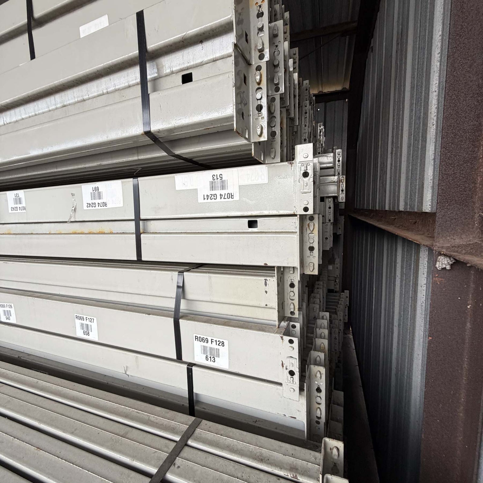 Used Teardrop Beams 132" x 4.75" - Gray