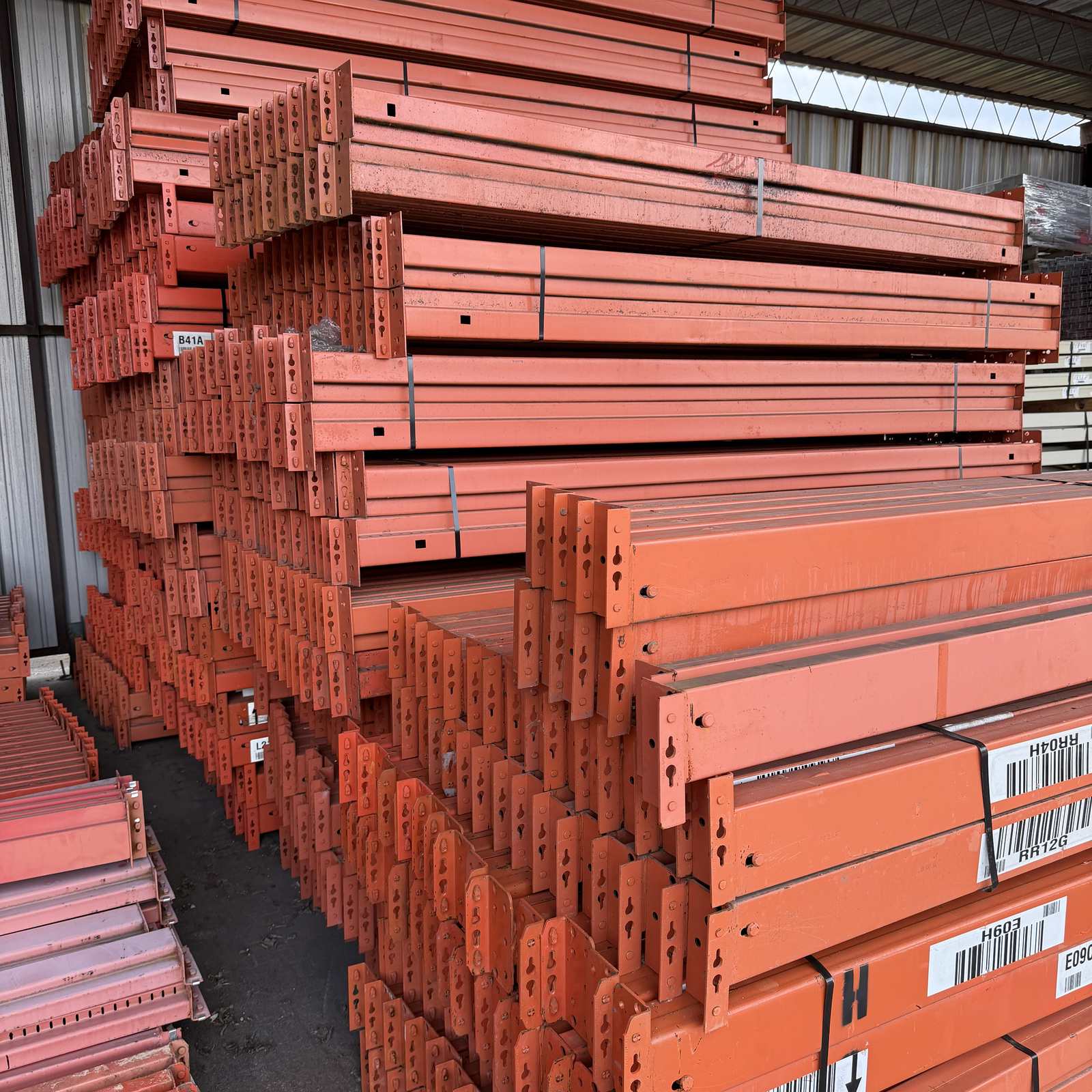 Used Teardrop Beams 96" x 4" - Orange