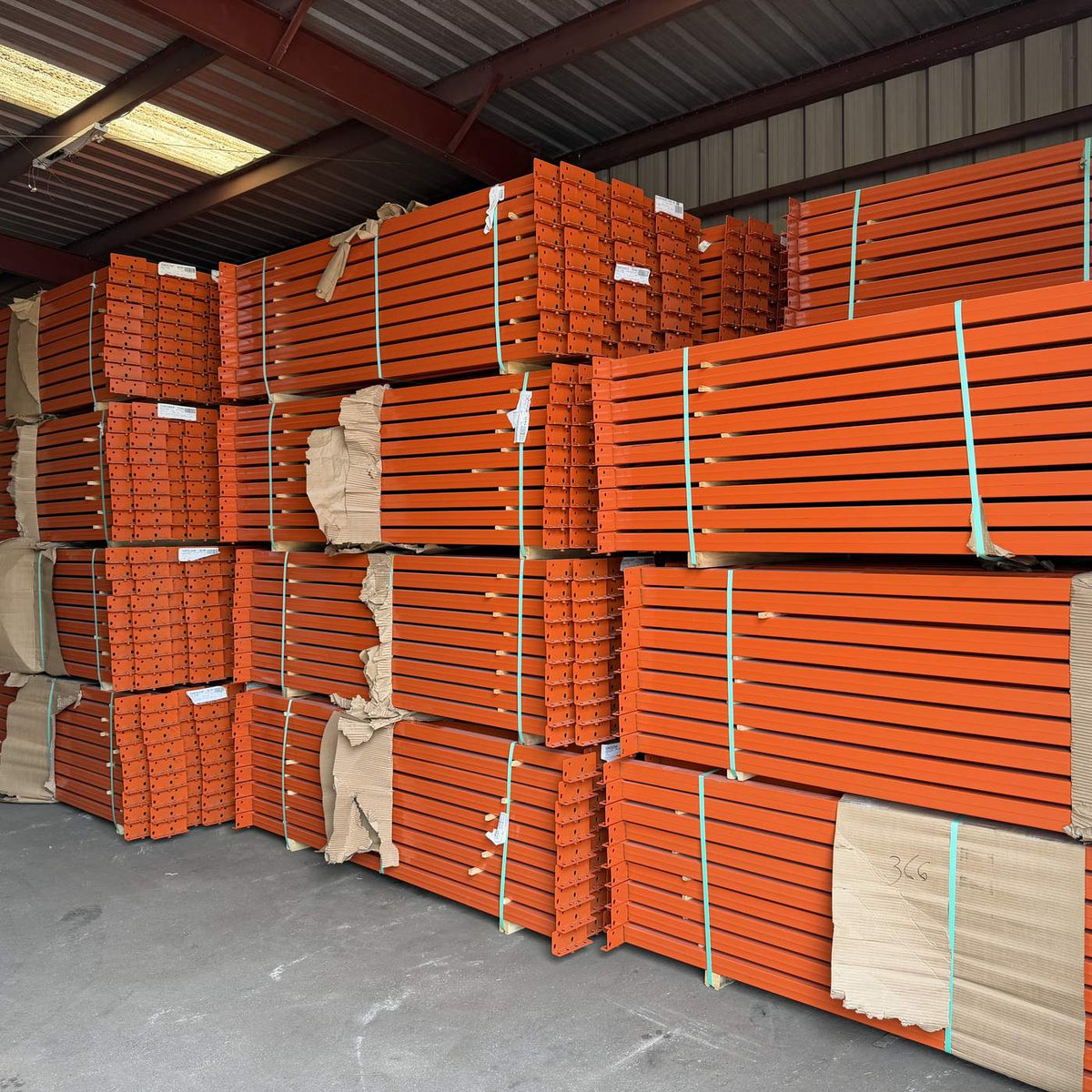 Used Teardrop Beams 96" x 4" - Orange