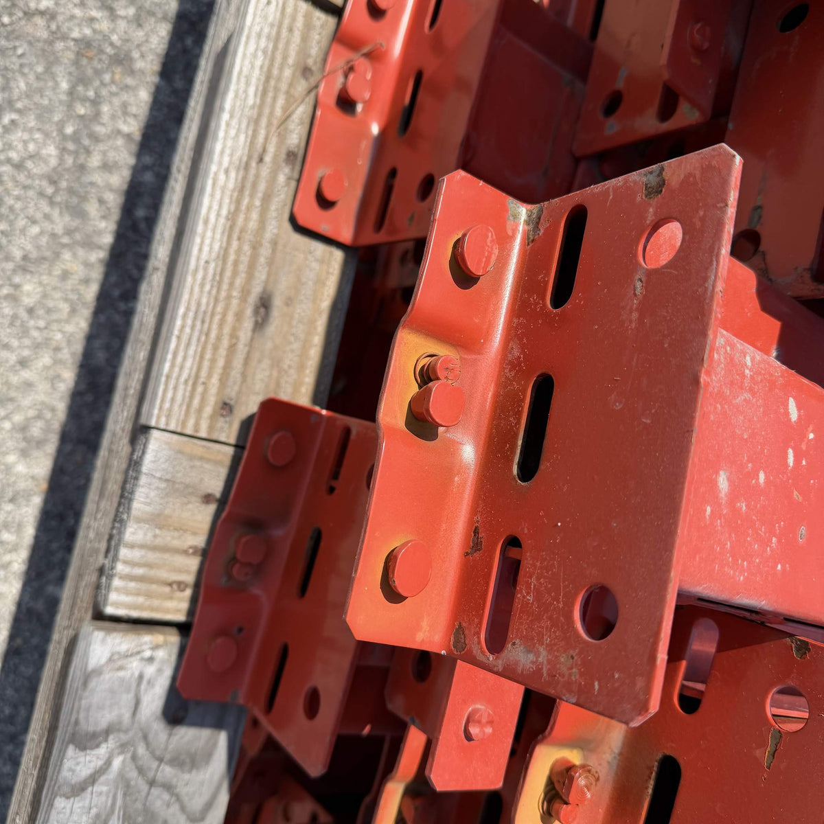 Used Teardrop Beams 108" x 4.5" - Orange