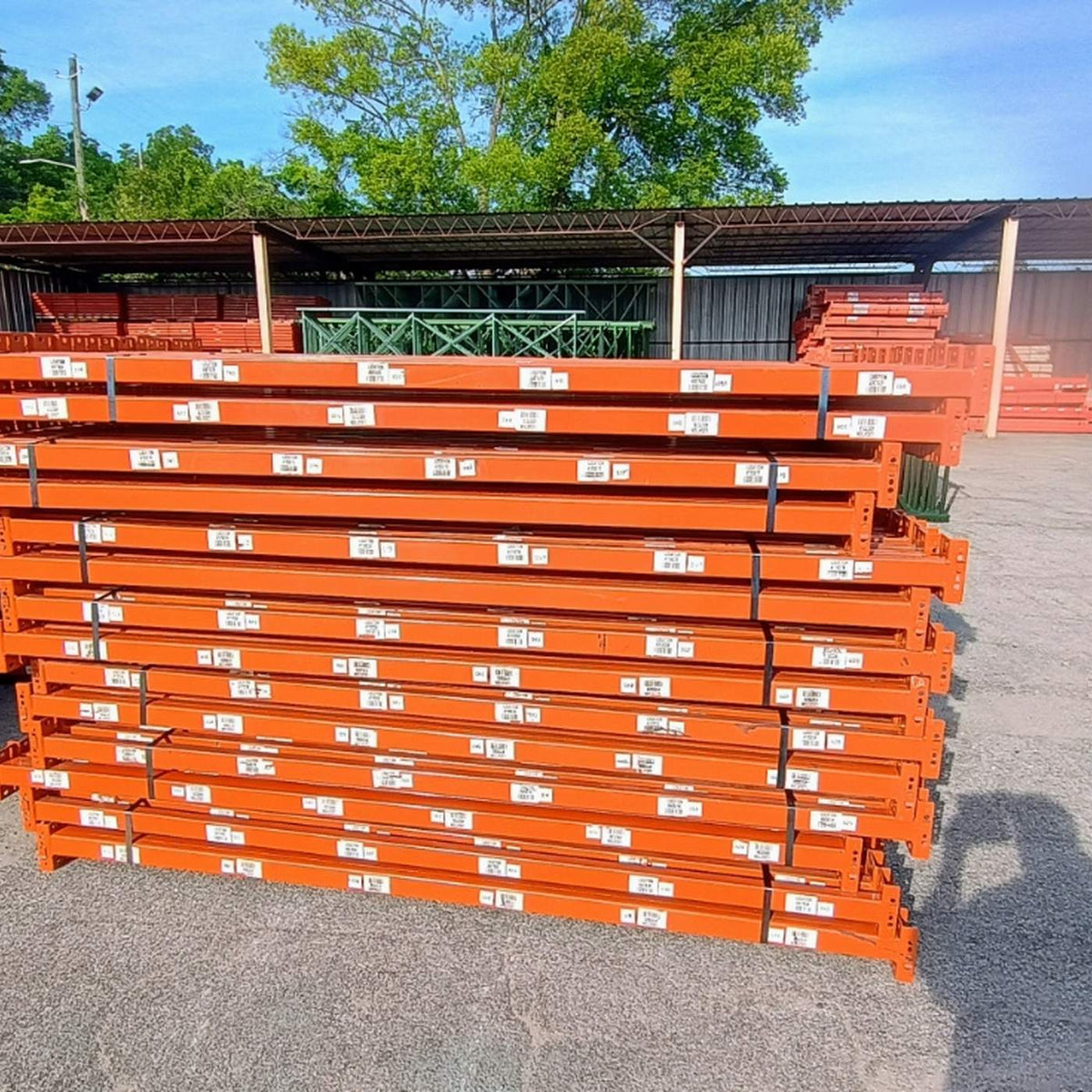 Used Teardrop Beams 96" x 2.5" - Orange