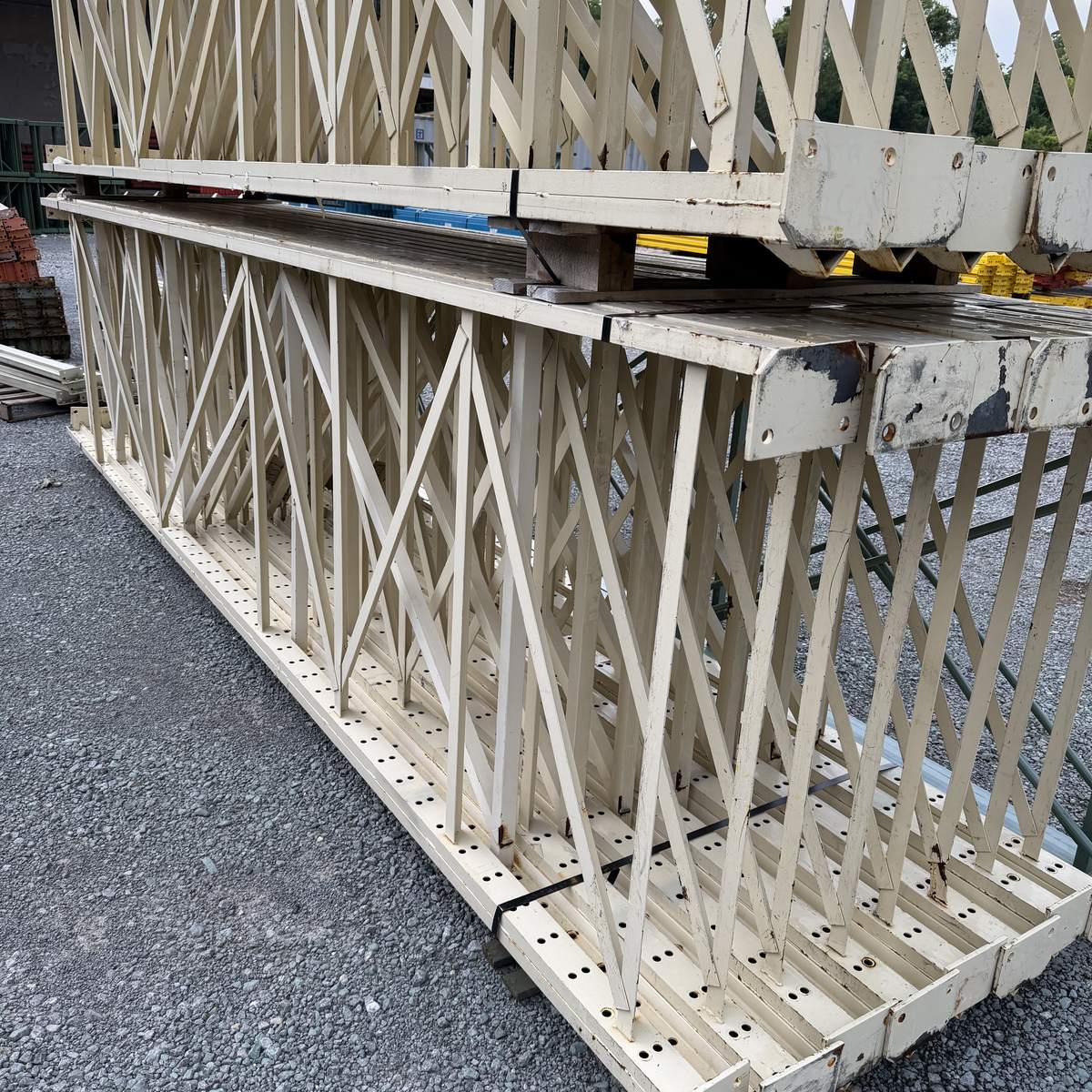Used Structural Uprights 48" x 17' - White
