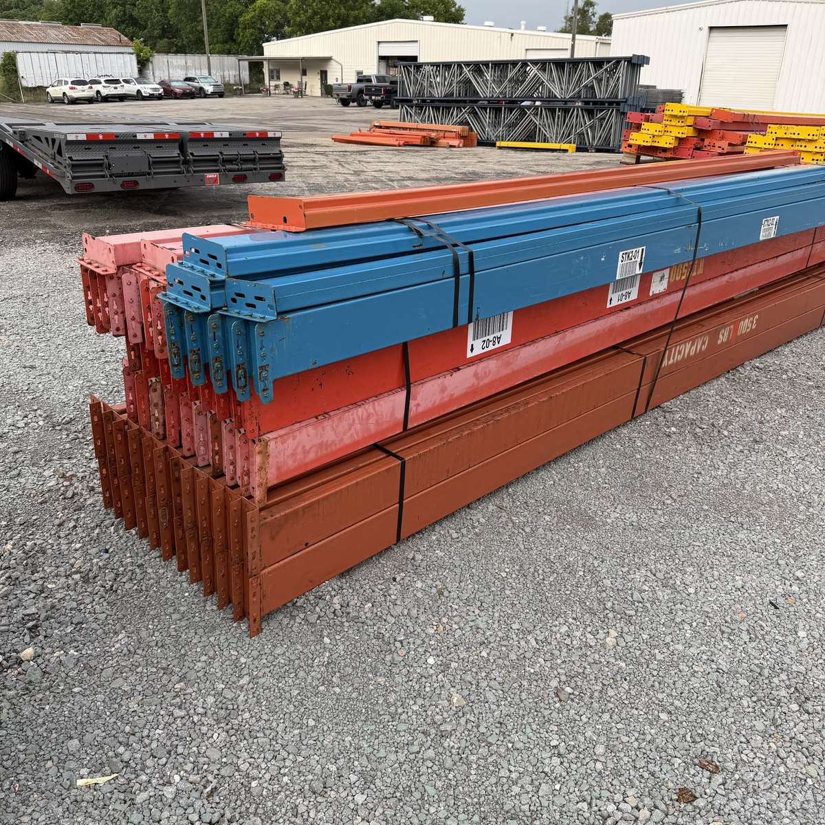 Used Teardrop Beams 186" x 6" - Orange