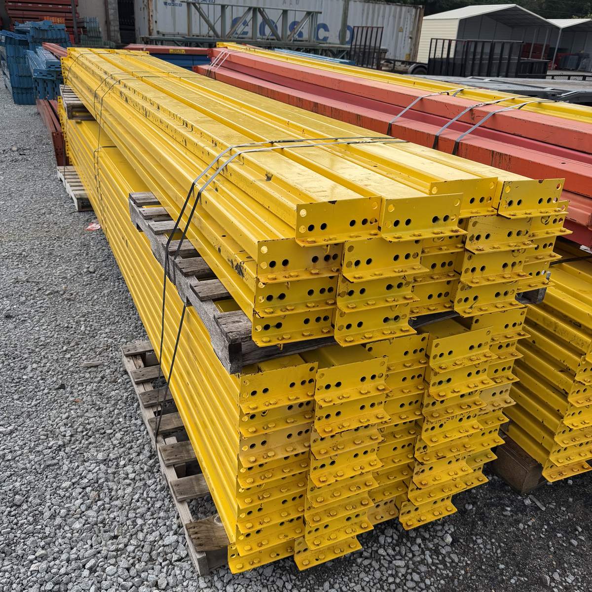 Used Teardrop Beams 195" x 6" - Yellow