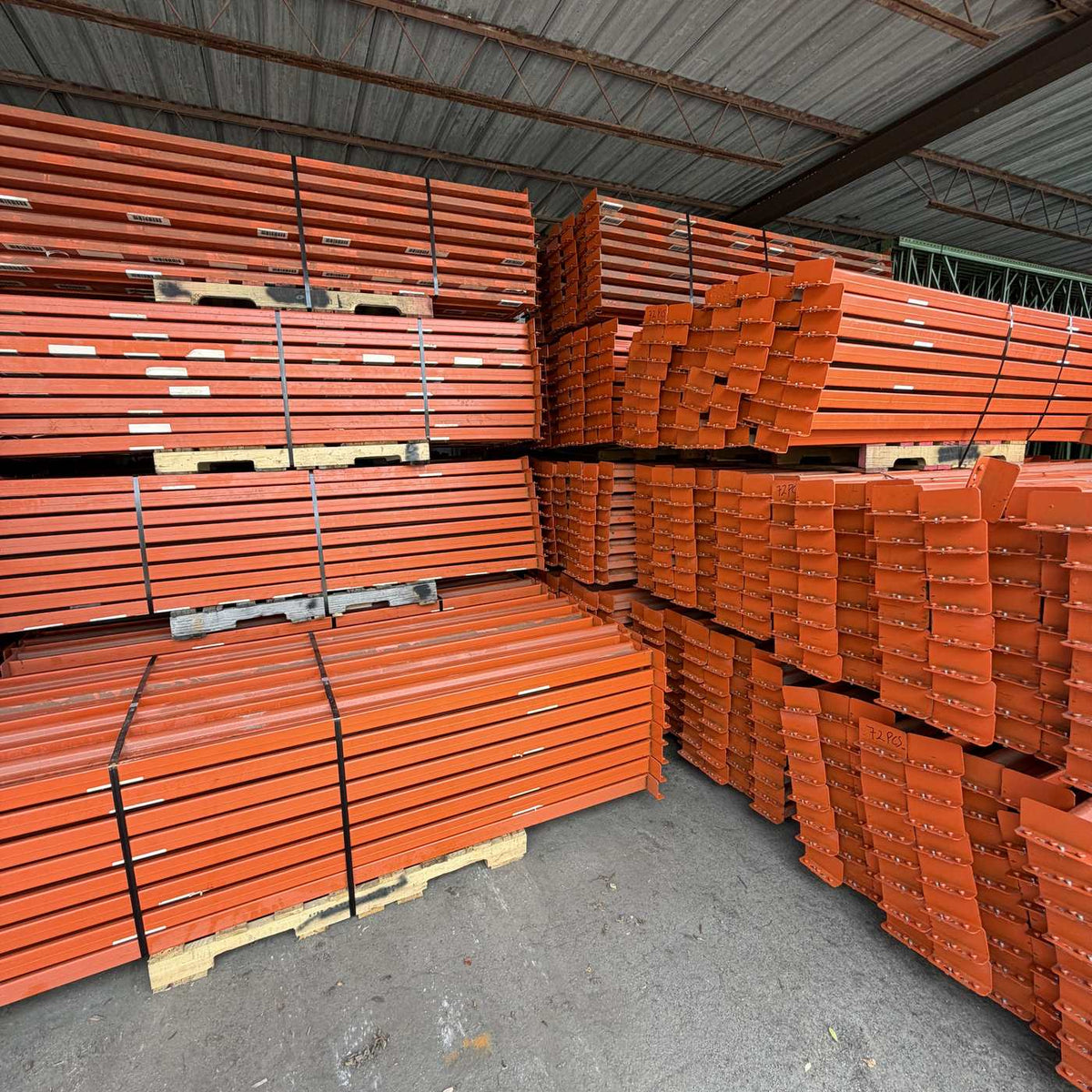 Used Teardrop Beams 96" x 2.875" - Orange