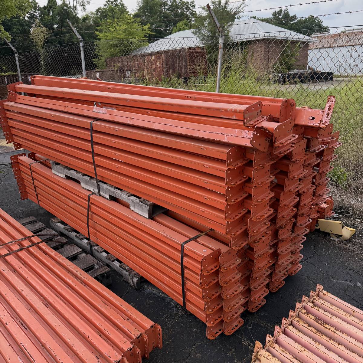 Used Teardrop Beams 96" x 3.5" - Orange