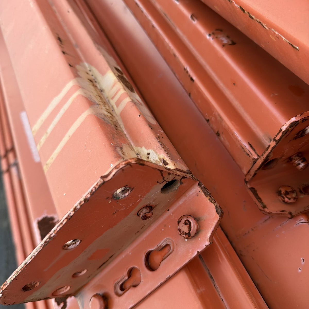 Used Teardrop Beams 96" x 3.5" - Orange