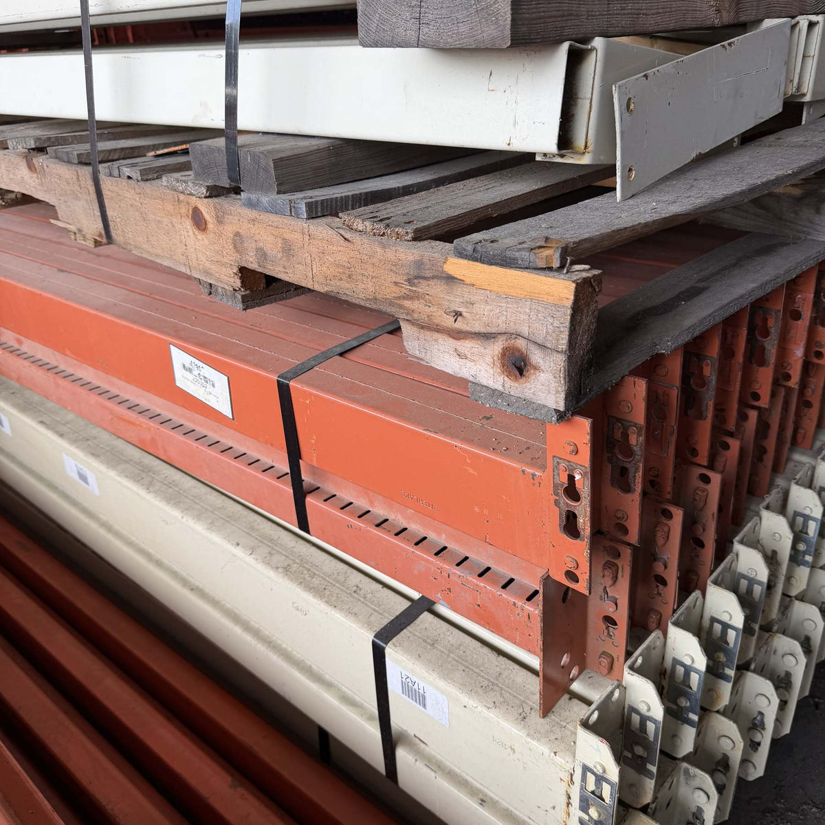 Used Teardrop Beams 96" x 3" - Orange