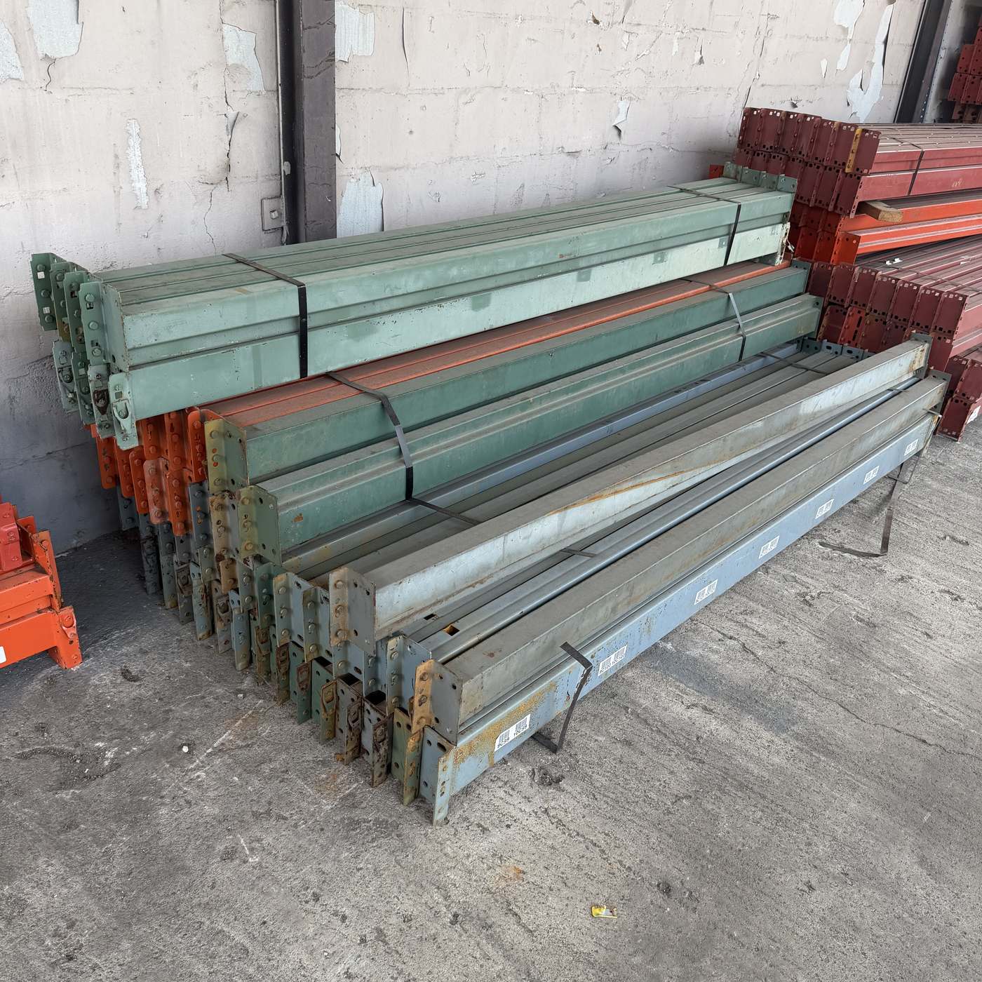 Used Teardrop Beams 96" x 4"-5" - Green