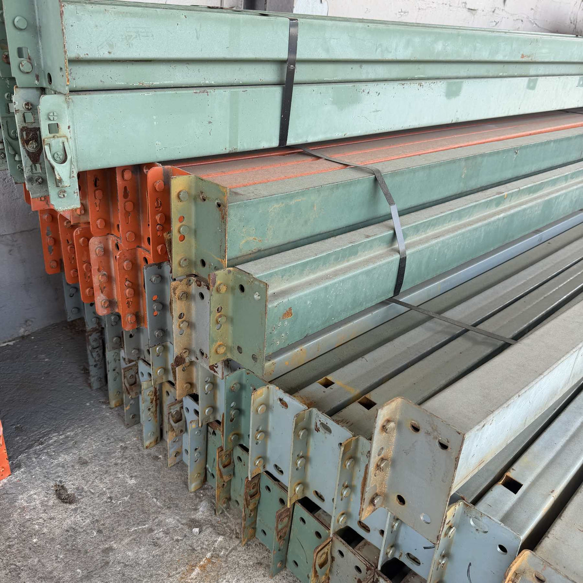 Used Teardrop Beams 96" x 4"-5" - Green