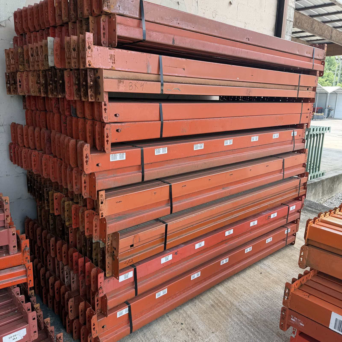 Used Teardrop Beams 96" x 4" - Orange
