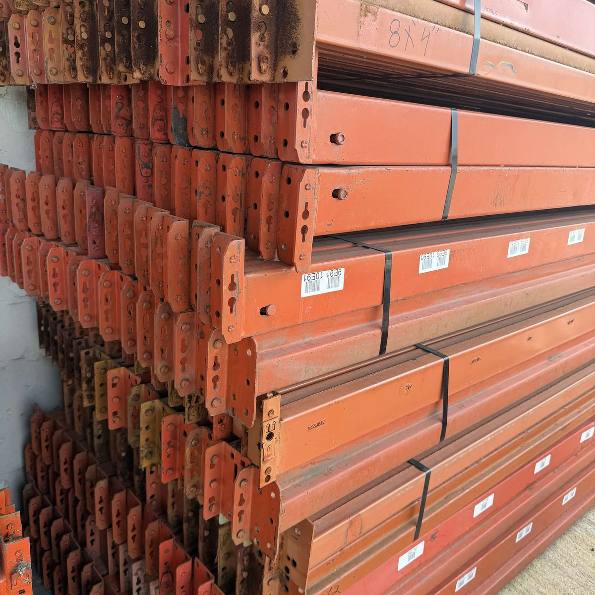 Used Teardrop Beams 96" x 4" - Orange
