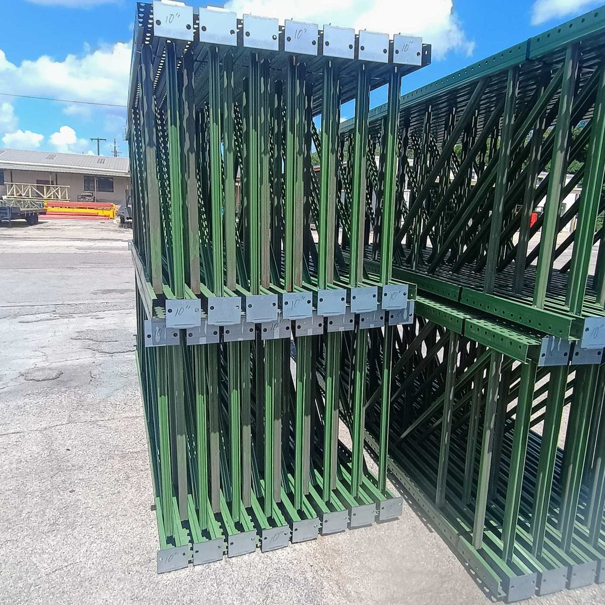 Used Teardrop Uprights 42" x 10' - Green