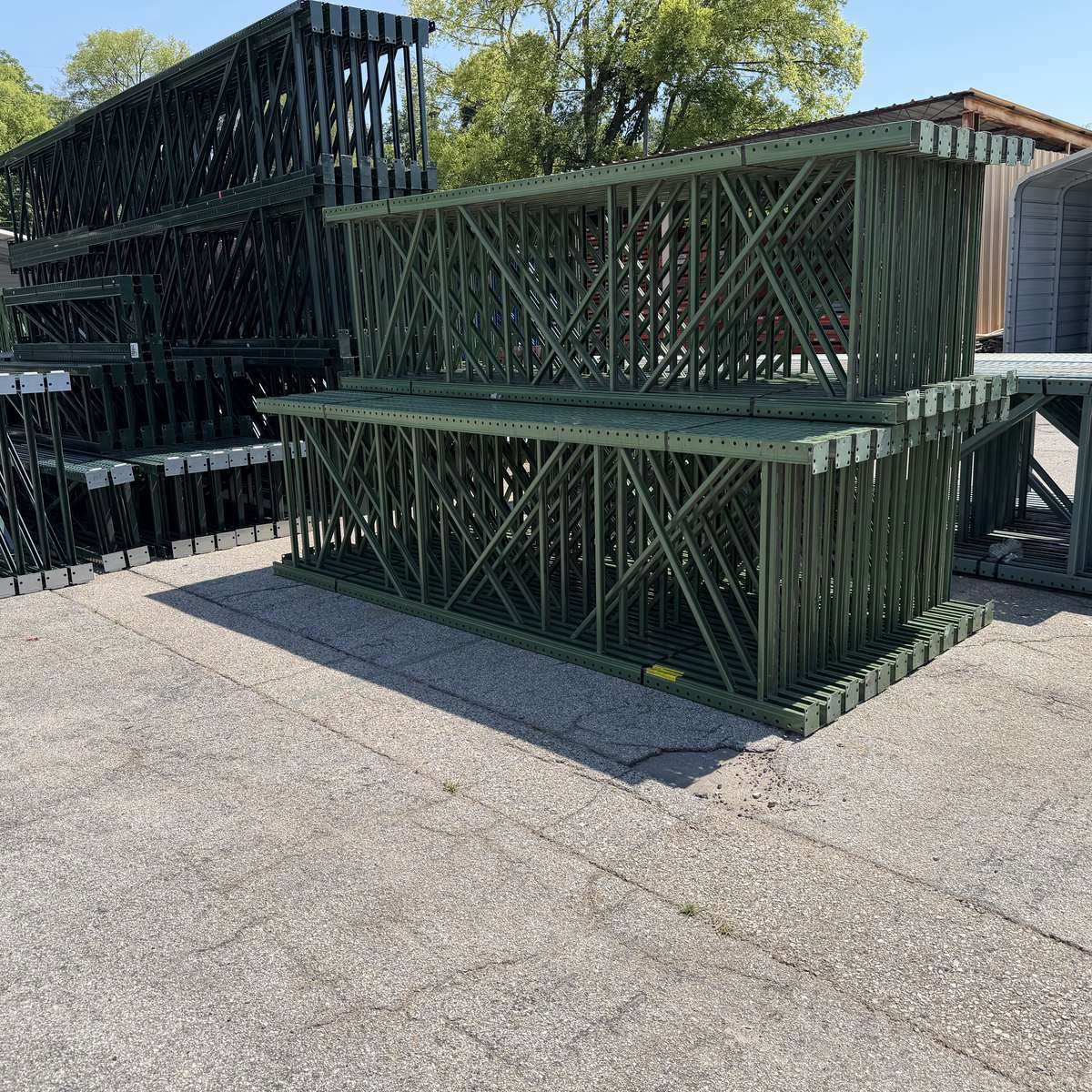 Used Teardrop Uprights 42" x 12' - Green