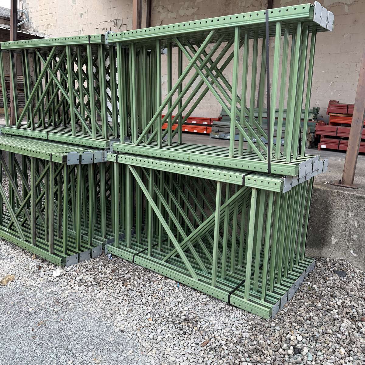 Used Teardrop Uprights 42" x 6' - Green