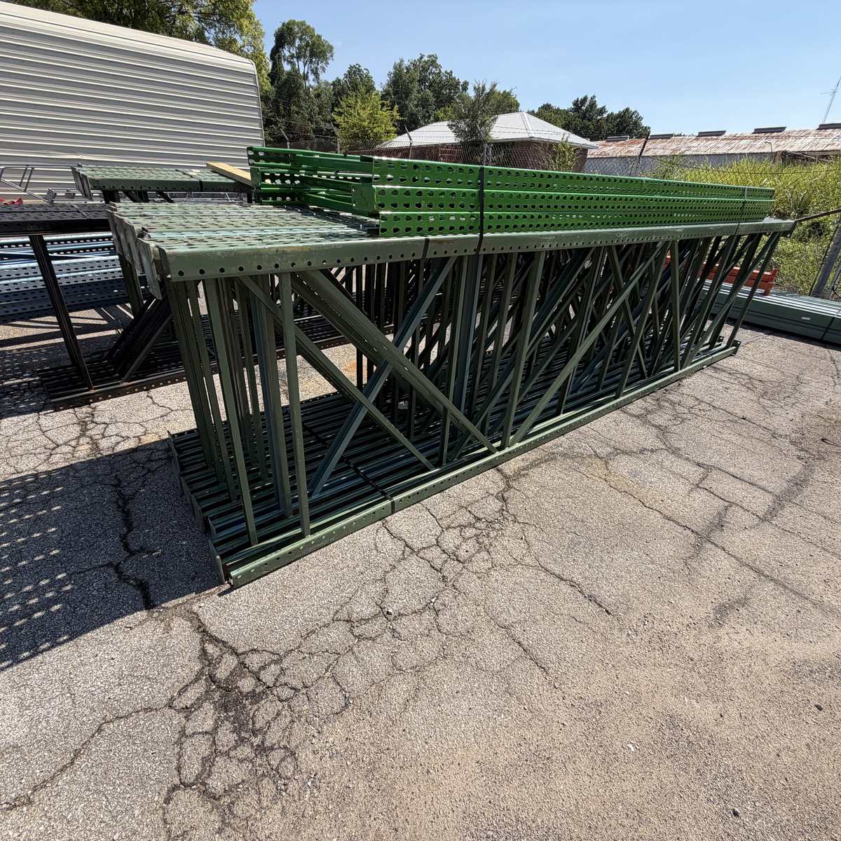 Used Teardrop Uprights 48" x 16'-2" - Green