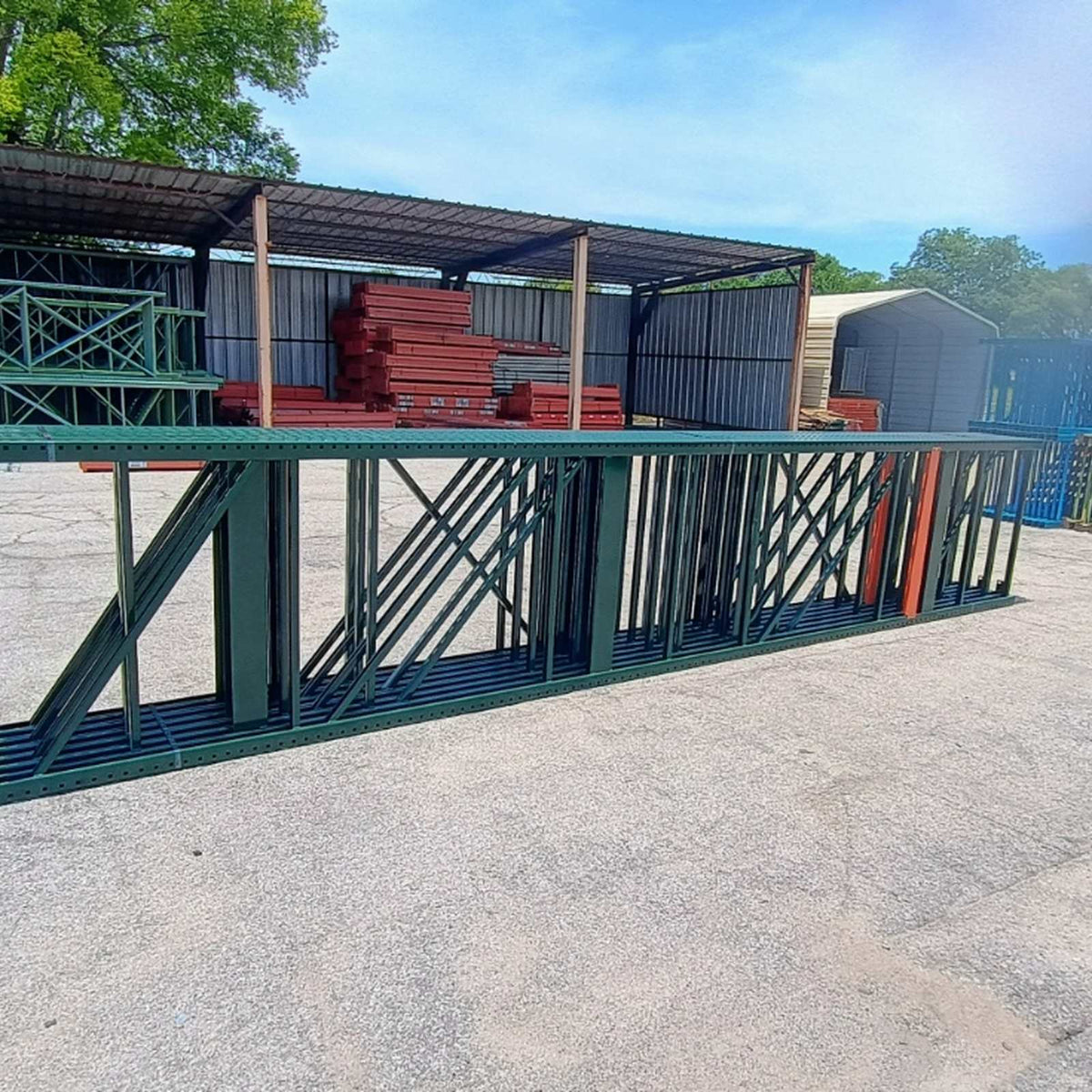 Used Teardrop Uprights 48" x 21' - Dark Green