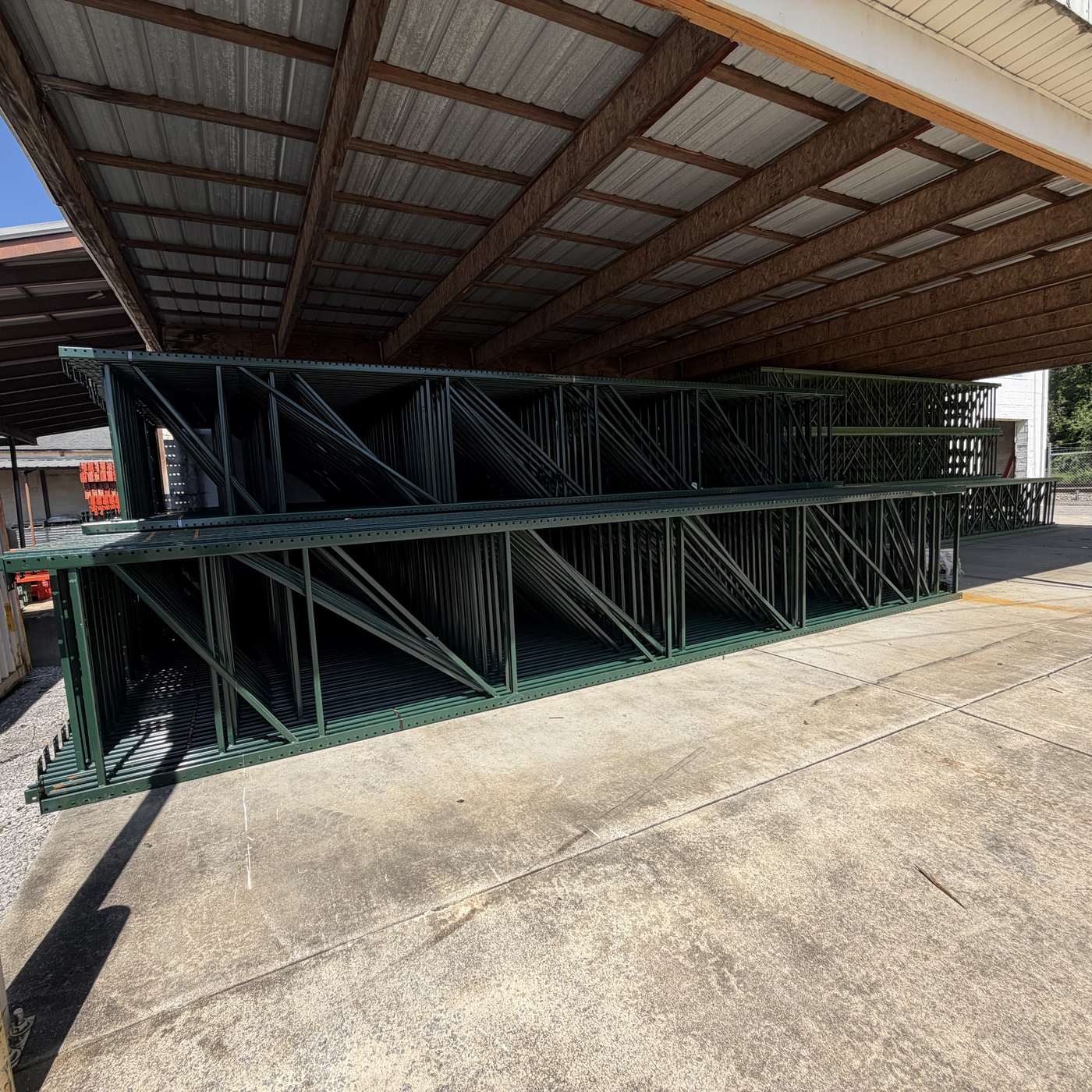Used Teardrop Uprights 48" x 26' - Dark Green