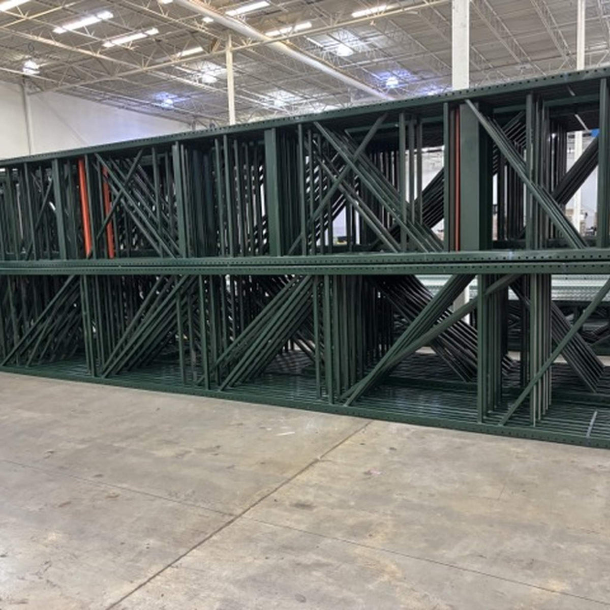 Used Teardrop Uprights 48" x 26' - Dark Green