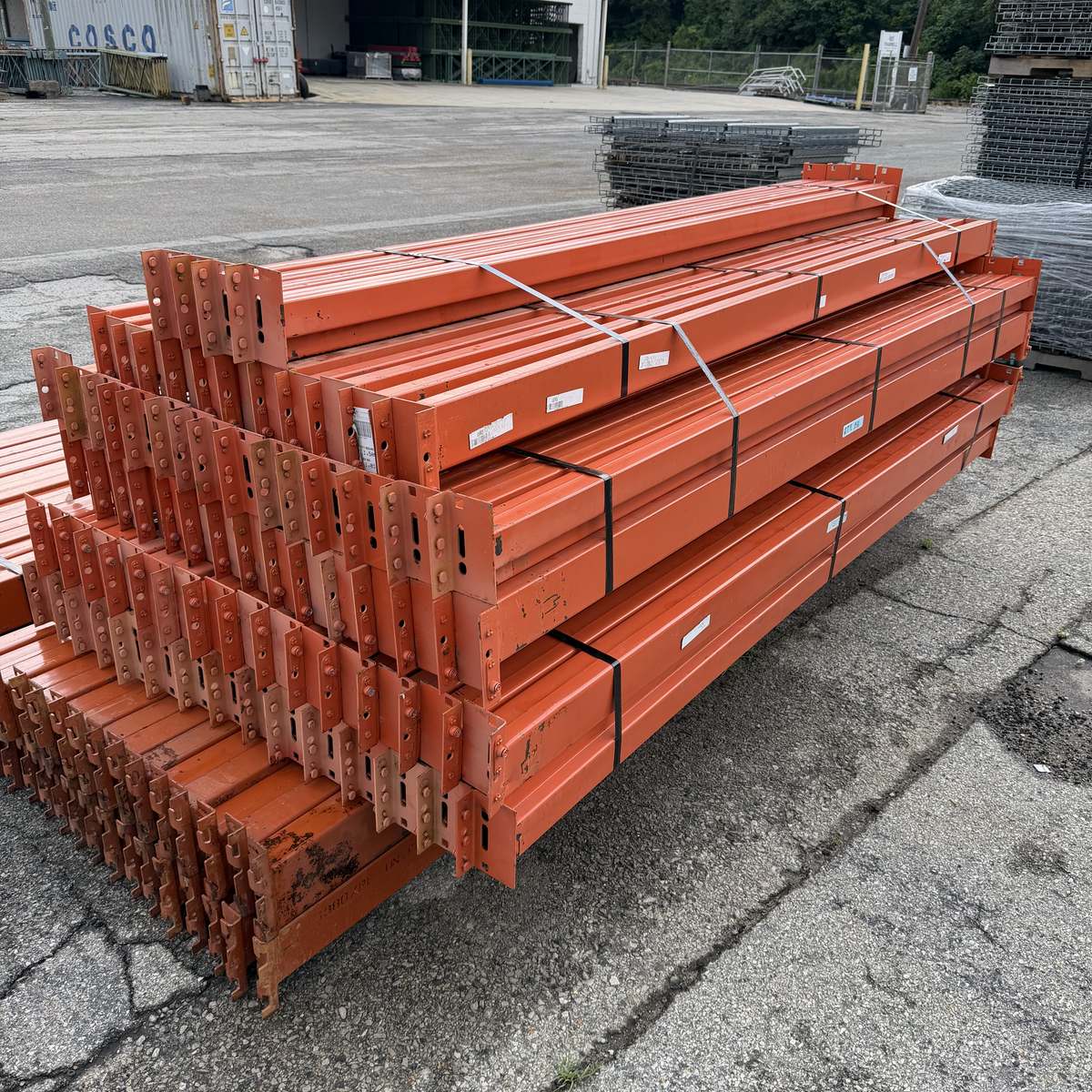 Used Teardrop Beams 96" x 4" - Orange