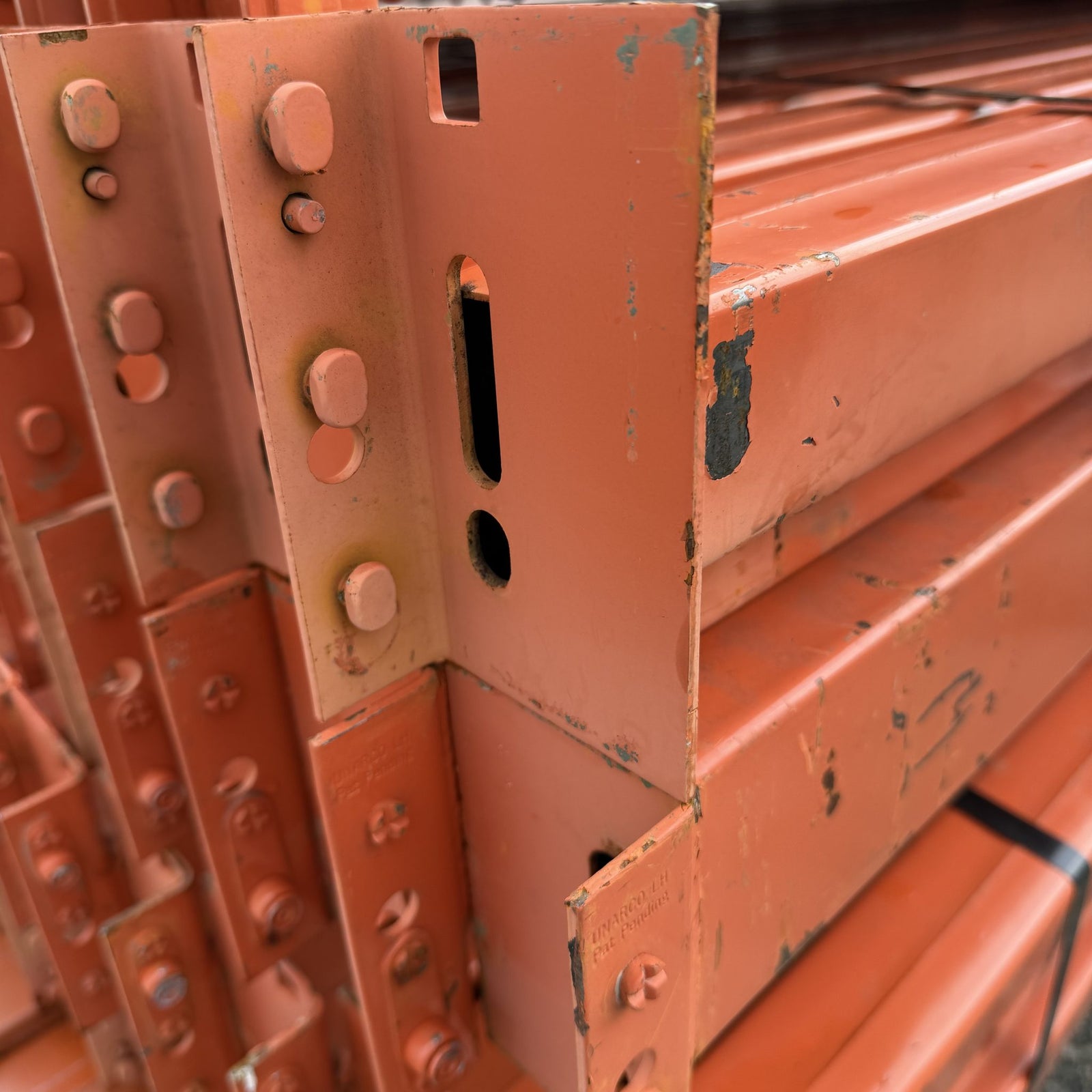 Used Teardrop Beams 96" x 4" - Orange