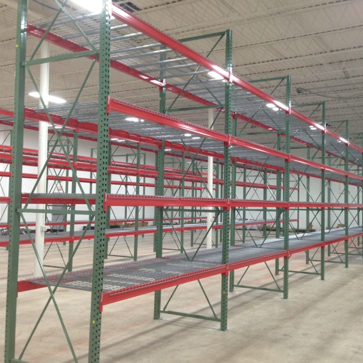 Speedrack Teardrop Pallet Racking in a warehouse