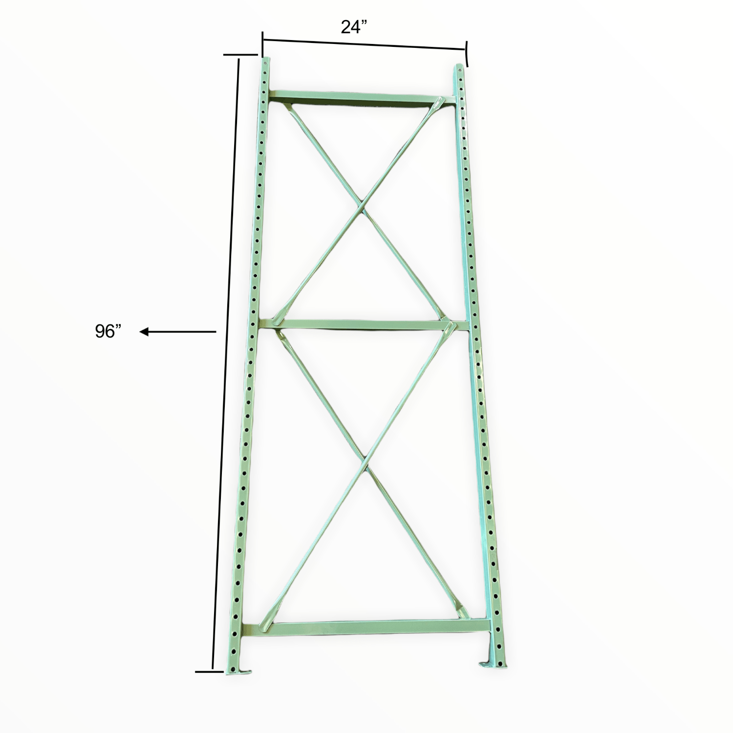 24" deep Speedrack Pallet Rack Upright