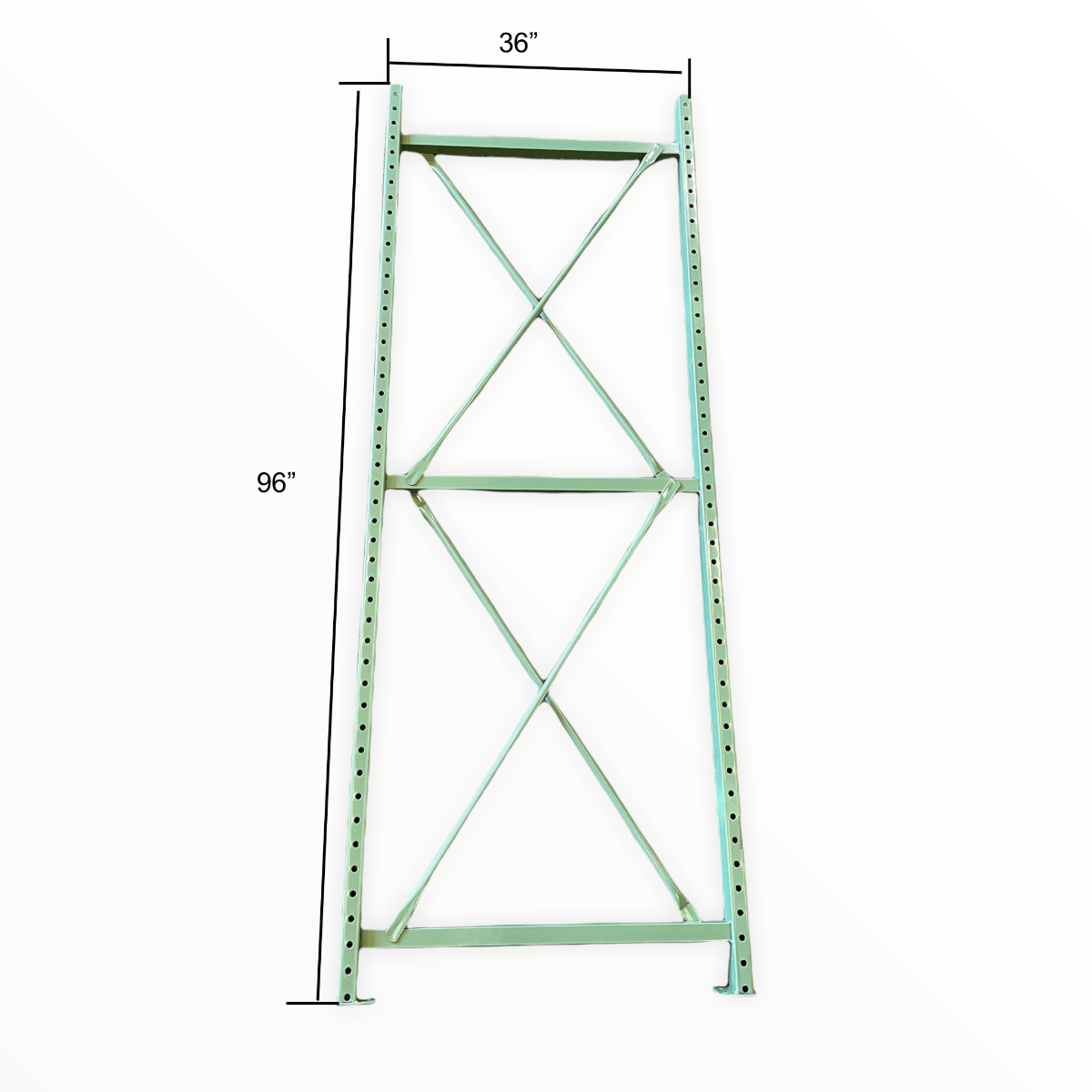 Warehouse Rack Upright 36&quot; deep x 96&quot; high